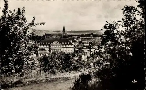 Ak Esch sur Alzette Luxemburg, Teilansicht