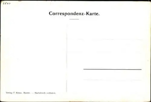 Künstler Ak Reutte in Tirol, Hotel Hirsch