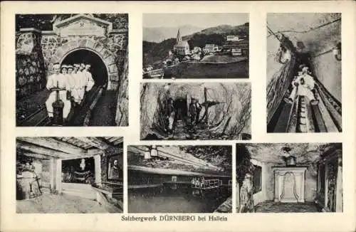 Ak Dürrnberg Hallein in Salzburg, Salzbergwerk