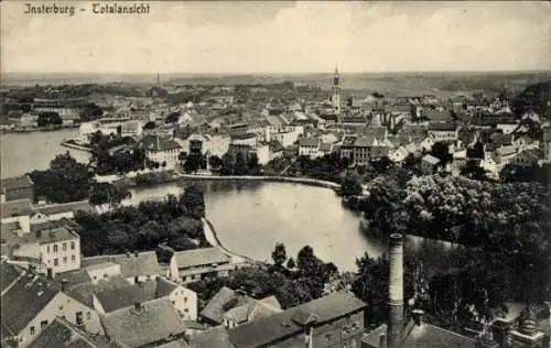 Ak Tschernjachowsk Insterburg Ostpreußen, Totalansicht