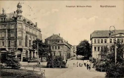 Ak Nordhausen am Harz, Friedrich Wilhelm-Platz