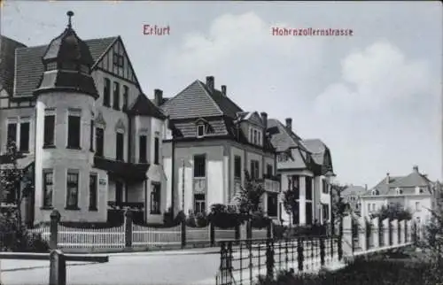 Ak Erfurt in Thüringen, Hohenzollernstraße