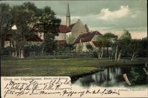 Ak Løgumkloster Lügumkloster Dänemark, Kirche, Schloss