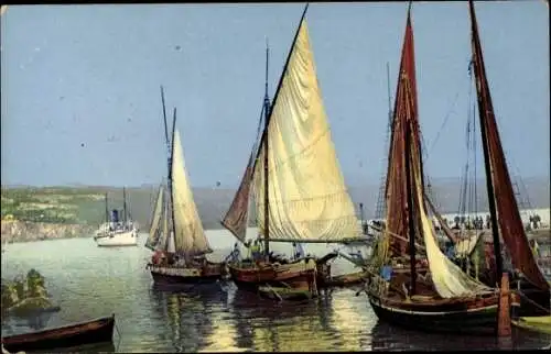 Ak Segelboote auf dem Wasser