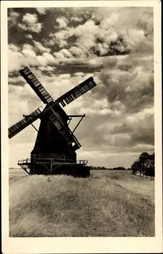 Ak Landschaftsmotiv mit Windmühle