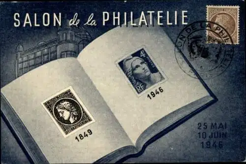 Ak-Ausstellung 1946, Philateliemesse