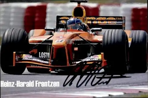 Autogrammkarte Motorrennsport, Heinz-Harald Frentzen