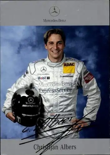 Autogrammkarte Motorrennsport, Christijan Albers