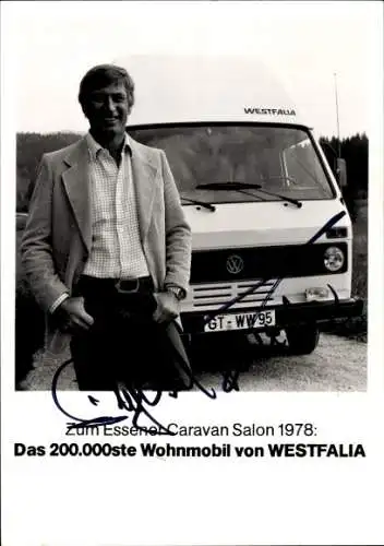 Ak Essener Caravan-Salon 1978, Wohnmobil von Westfalia, Autokennzeichen GT WW95