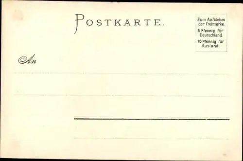 Künstler Ak Biese, Carl, Hamburg, Kaiserbrücke, Freihafen