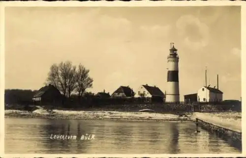 Foto Ak Ostseebad Strande in Schleswig Holstein, Leuchtturm Bülk