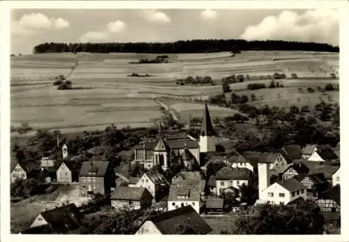 Ak Hessenthal Spessart, Teilansicht mit Wallfahrtskirche U. Lb. Frau