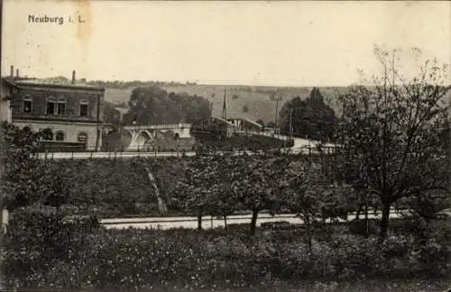 Ak Novéant sur Moselle Neuburg in Lothringen Moselle, Teilansicht