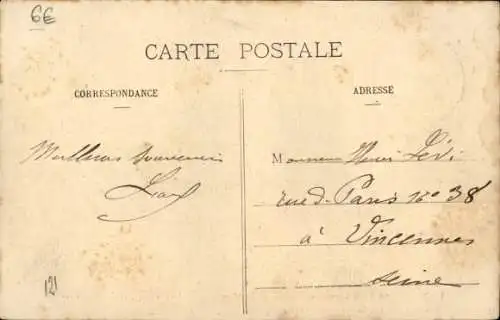 Ak Vez Oise, La Rosace