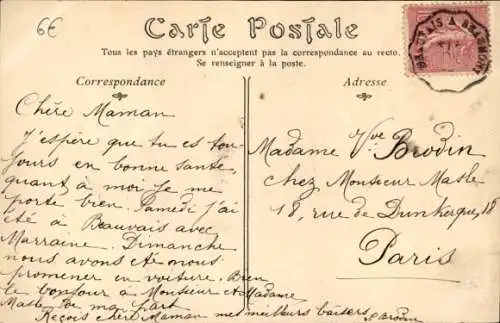 Ak Warluis Oise, Le Chateau