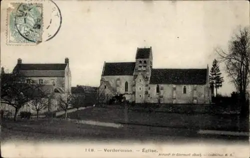 Ak Verderonne Oise, Eglise