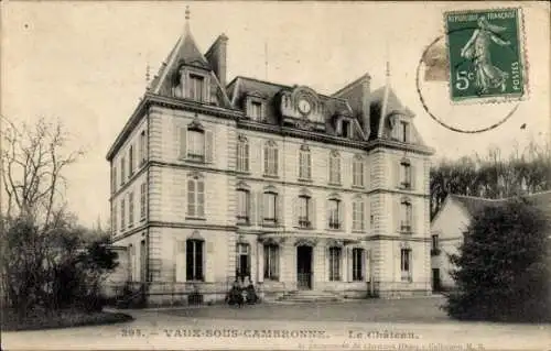 Ak Vaux-sous-Cambronne Oise, Le Chateau