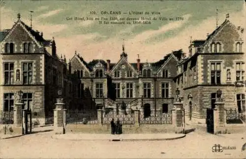 Ak Orléans Loiret, Rathaus