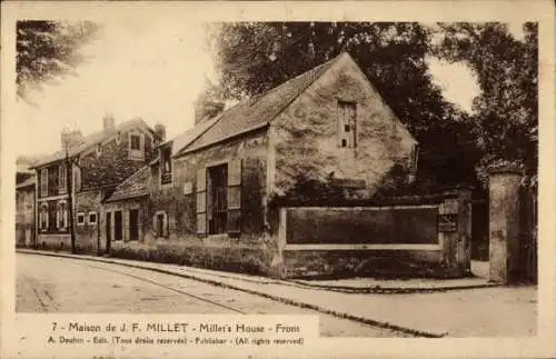 Ak Gréville Hague Manche, Haus des Malers Jean Francois Millet