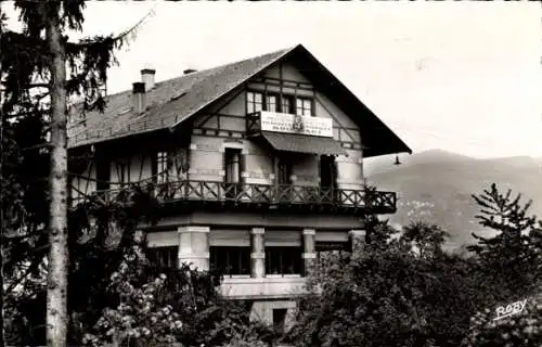 Ak Munster Münster Elsass Haut Rhin, Colonie de Vacances des Fil. ez Tis. Bourcart