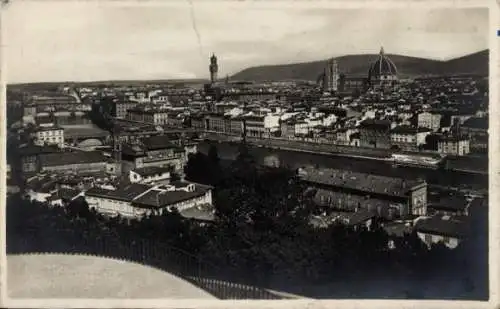 Ak Firenze Florenz Toscana, Panorama dal Piazzale Michelangelo