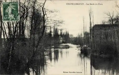 Ak Châtellerault Vienne, Les Bords du Clain