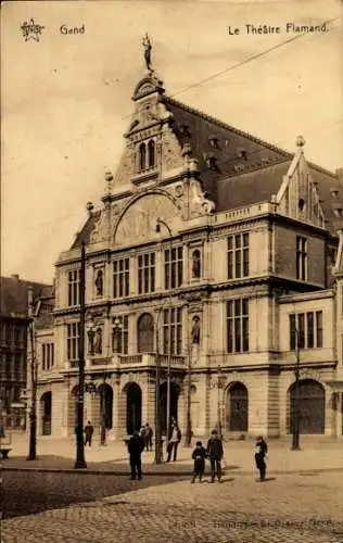 Ak Gand Gent Ostflandern, das flämische Theater