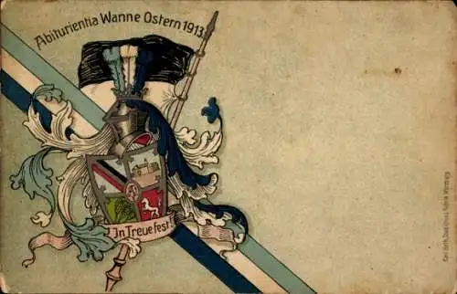 Studentika Ak Wanne Herne, Abiturientia Wanne Ostern 1913