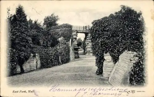 Ak Kingston upon Hull Yorkshire England, East Park
