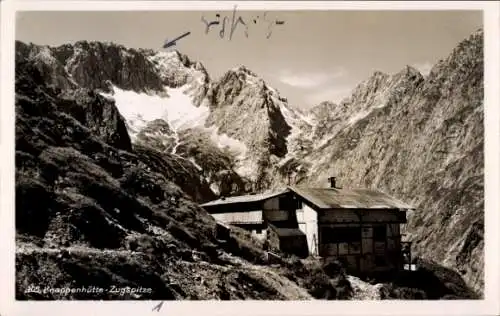 Ak Villach in Kärnten, Knappenhütte, Zugspitze