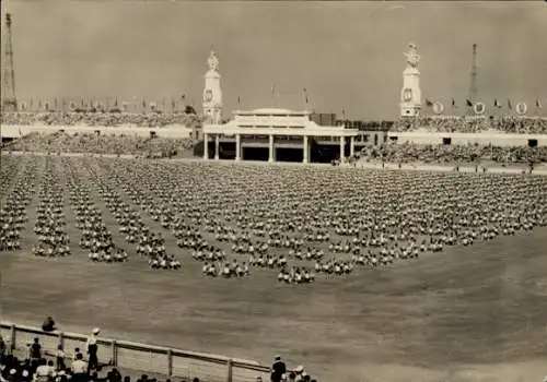 Ak Praha Prag Tschechien, I. Celostátní Spartakiada 1955, Turnfest 1955