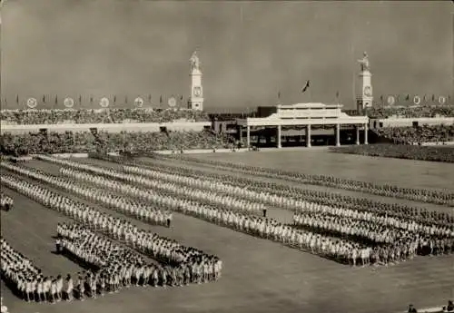 Ak Praha Prag Tschechien, I. Celostátní Spartakiada 1955, Turnfest 1955