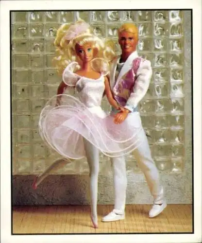 Sammelbild Barbie Nr. 183, Ballerina, Ken, Mattel 1993