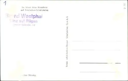 Ak Schauspielerin, Sängerin Gitta Lind, Portrait, Autogramm, Telefunken