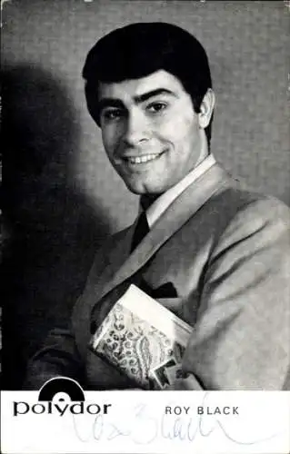Ak Schauspieler Roy Black, Portrait, Autogramm, Sänger