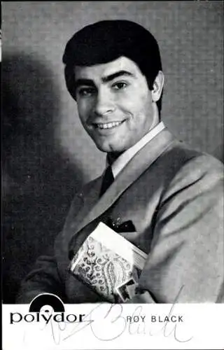 Ak Schauspieler Roy Black, Portrait, Autogramm, Sänger