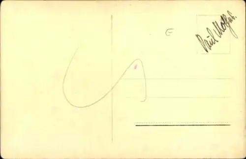 Ak Schauspieler Walther Rilla, Portrait, Autogramm