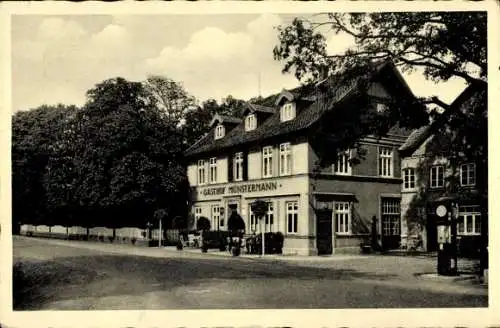 Ak Schillerslage Burgdorf Niedersachsen, Gasthof Münstermann