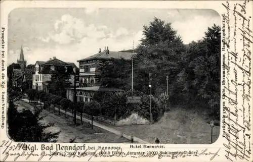 Ak Bad Nenndorf an der Weser, Hotel Hannover