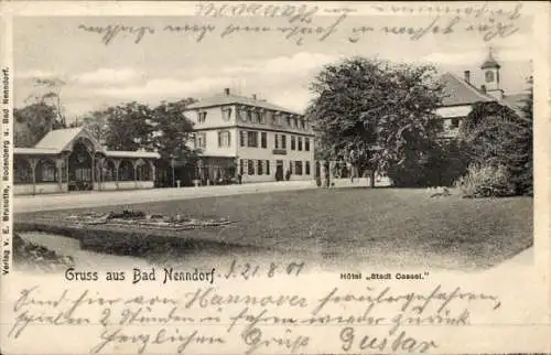 Ak Bad Nenndorf an der Weser, Hotel Stadt Cassel