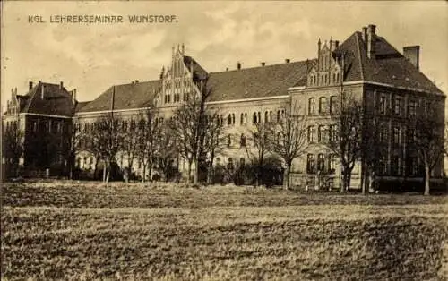 Ak Wunstorf in Niedersachsen, Königliches Lehrerseminar