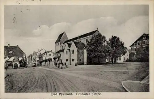 Ak Bad Pyrmont in Niedersachsen, Oesdorfer Kirche