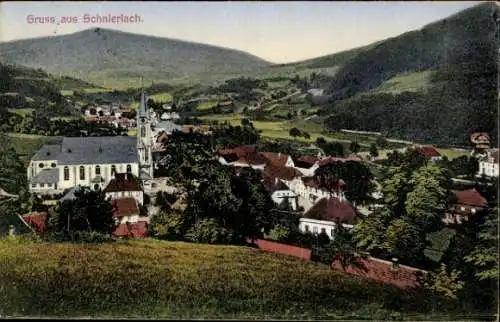 Ak Lapoutroie Schnierlach Elsass Haut Rhin, Gesamtansicht