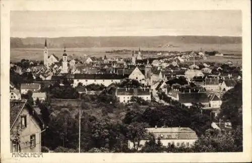 Ak Mindelheim im Unterallgäu, Gesamtansicht