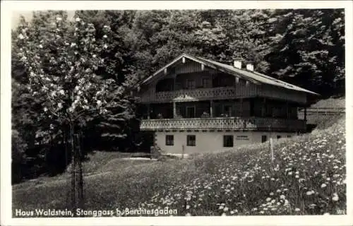 Ak Stanggass Stanggaß Bischofswiesen Oberbayern, Haus Waldstein