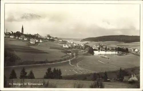 Ak Sankt Georgen im Schwarzwald, Gesamtansicht