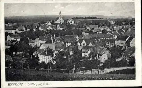 Ak Bonndorf im Schwarzwald, Totalansicht