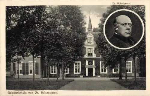 Ak Tubbergen Overijssel, Geburtsort von Dr. Schaepmann