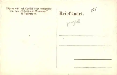 Ak Tubbergen Overijssel, Geburtsort von Dr. Schaepmann