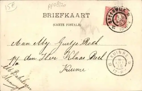 Ak Steenwijk Overijssel, Auf dem Markt